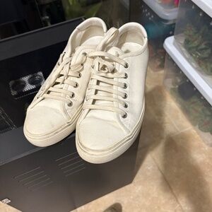 Saint Laurent Canvas Graphic Sneakers